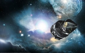 Космическая обсерватория «Planck» исследует темную энергию (художественная концепция)